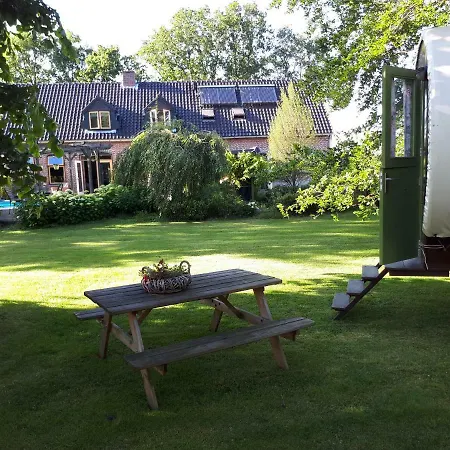 Irish Bowtop Op Het Platteland Van Huize Ouwervelden Wouwsche Plantage Exterior photo